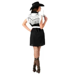 Cowgirl Claudette Klänning Maskeraddräkt