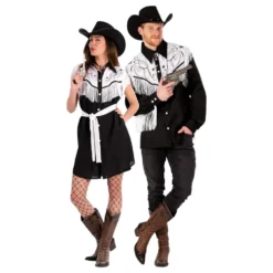 Cowgirl Claudette Klänning Maskeraddräkt