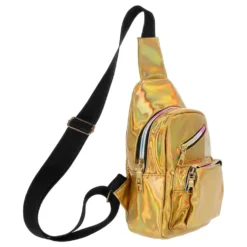 Crossbody Väska Holografisk Guld