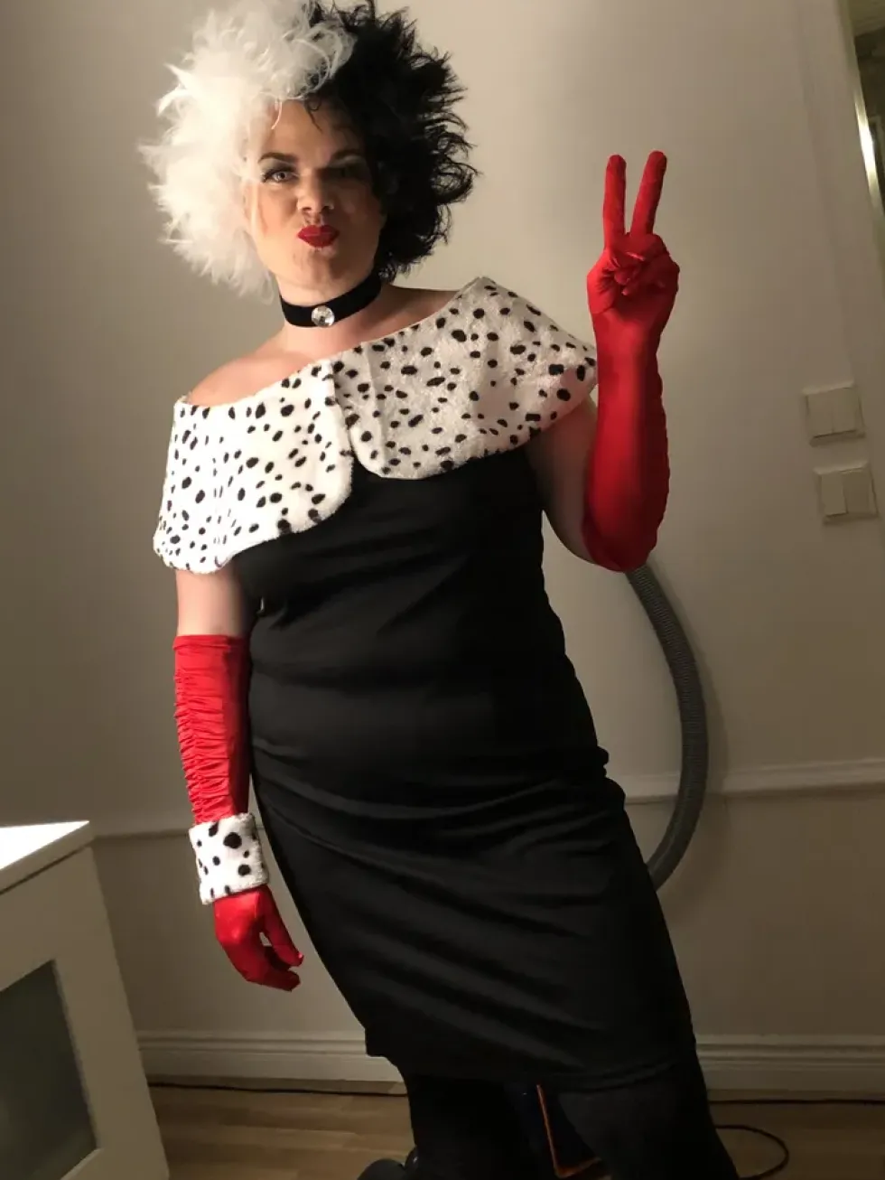 Cruella De Vil Peruk