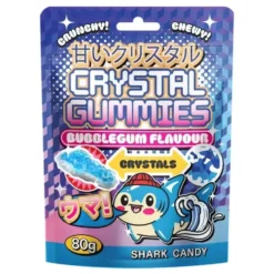 Crystal Gummies Bubblegum Flavour Shark Candy