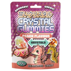 Crystal Gummies Peach Flavour Seahorse Candy