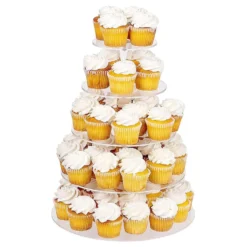 Cupcakeställ i Akrylplast Fem Våningar