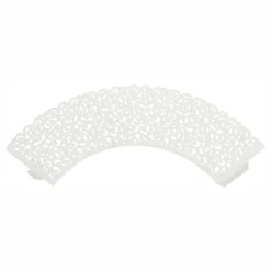 Cupcake Wrappers Vit Lace