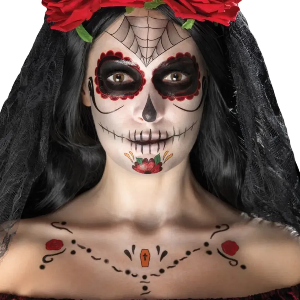 Day of the Dead Ansiktstatueringar