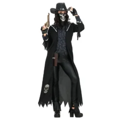 Dödskalle Cowgirl Maskeraddräkt
