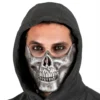 Dödskalle Halvmask Silver