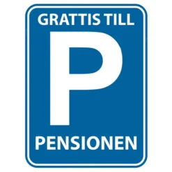 Dekoration Grattis Till Pensionen