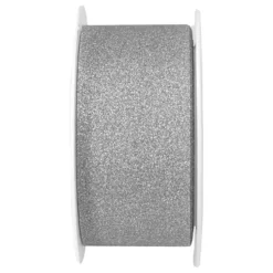 Dekorationsband Silver Glitter
