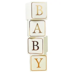 Dekorationsboxar Baby Guld