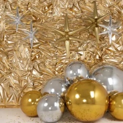 Dekorationsfolie Satin Guld