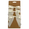 Dekorationsrosetter i Satin Cream