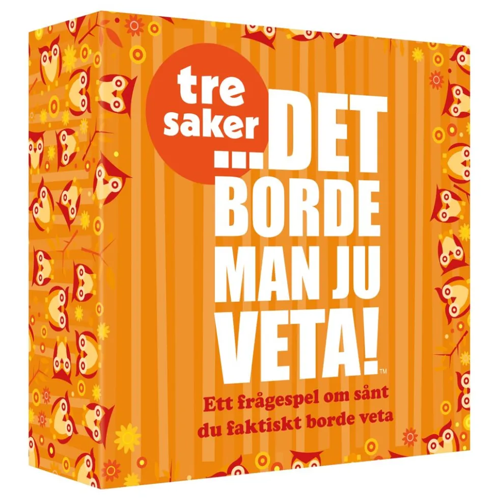 Det borde man ju veta! Tre saker Frågespel
