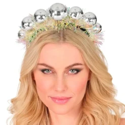 Diadem Discokulor med Glitter