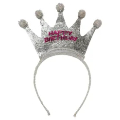 Diadem Happy Birthday med Krona