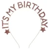 Diadem It's My Birthday Roséguld i Metall