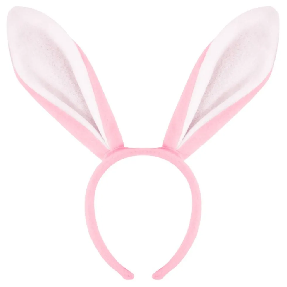 Diadem Kaninöron Rosa