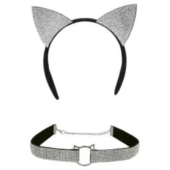 Diadem Kattöron & Choker Strass