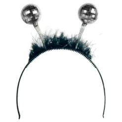 Diadem med Discokulor Silver