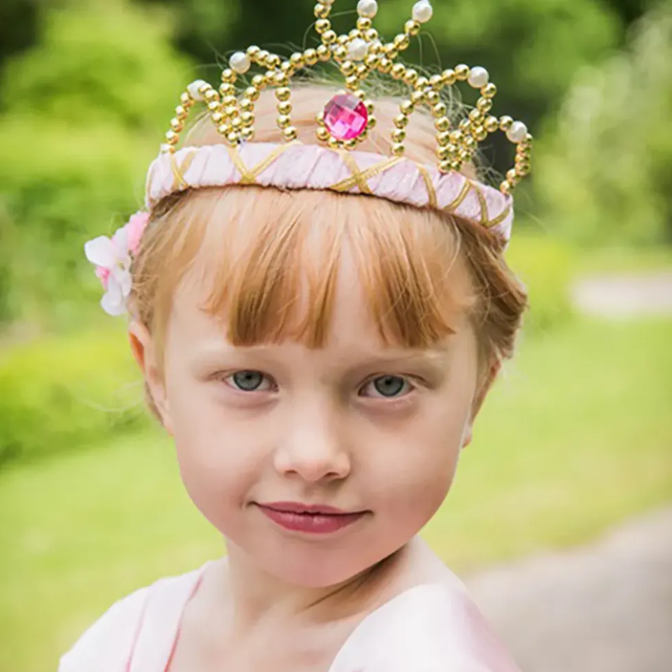 Diadem Prinsessa Sammetsrosa Deluxe