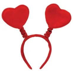 Diadem Rött med Hjärtan