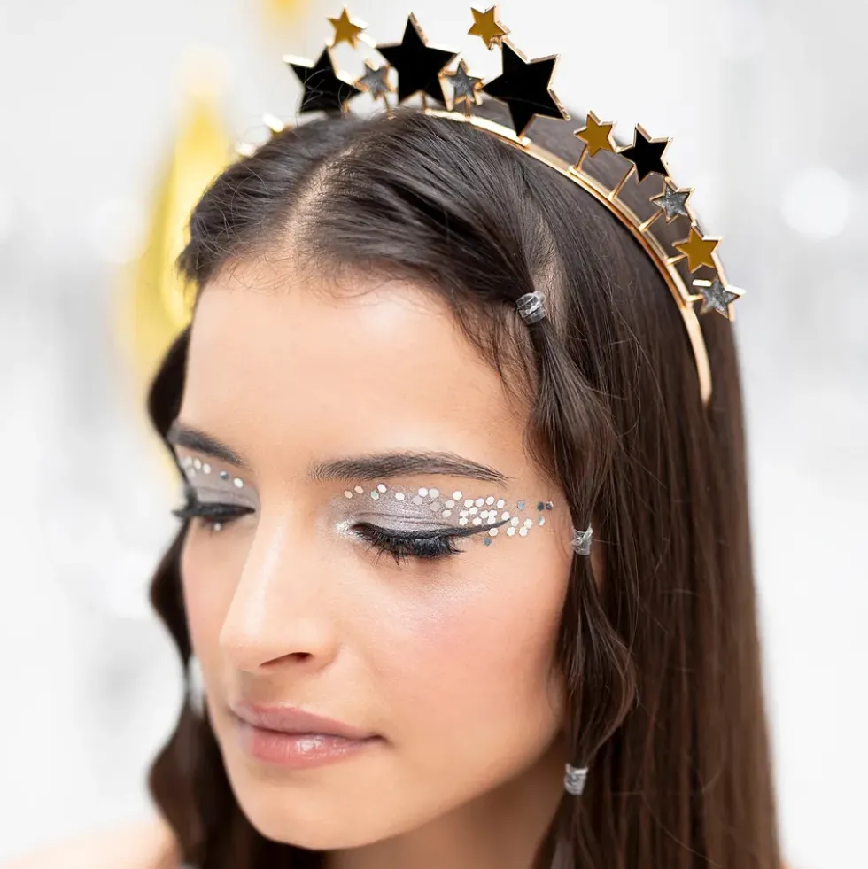 Diadem Stjärnor i Metall