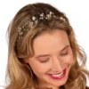 Dirndl Hårband med Pärlor Deluxe