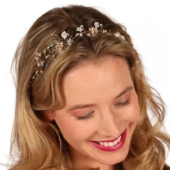 Dirndl Hårband med Pärlor Deluxe