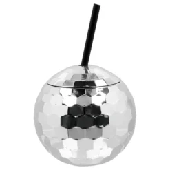 Discokula Mugg med Sugrör