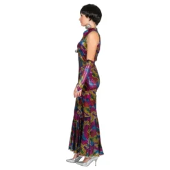 Disco Regnbåge Jumpsuit Maskeraddräkt
