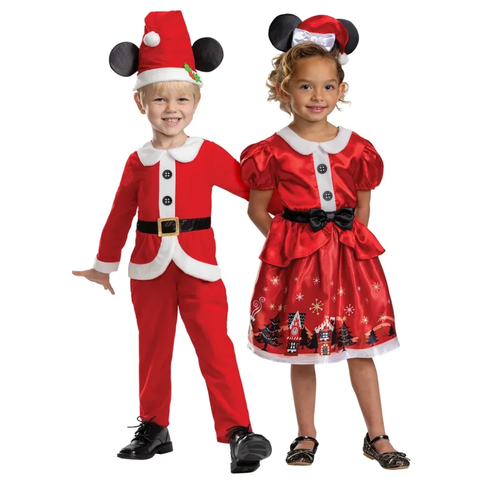 Disney Mimmi Pigg Julklänning Barn Maskeraddräkt