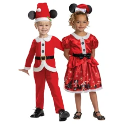 Disney Musse Pigg Tomte Barn Maskeraddräkt