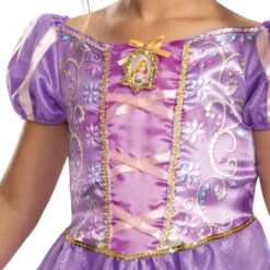 Disney Rapunzel Klänning Barn Maskeraddräkt