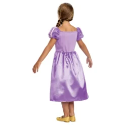 Disney Rapunzel Klänning Barn Maskeraddräkt