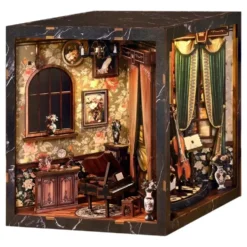 DIY Book Nook European Melody Musical Instrument Box