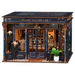 DIY Book Nook Golden Section Line