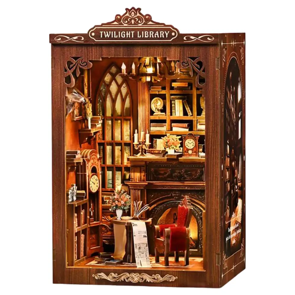 DIY Book Nook Twilight Library