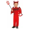 Djävul Jumpsuit Barn Maskeraddräkt