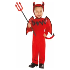 Djävul Jumpsuit Barn Maskeraddräkt