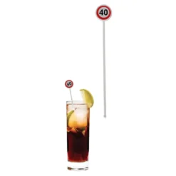 Drinkpinnar Trafikskylt 40
