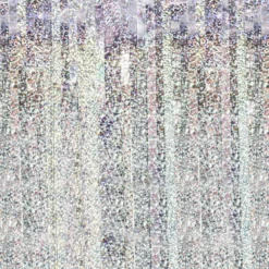 Dörrdraperi Silver Holografisk