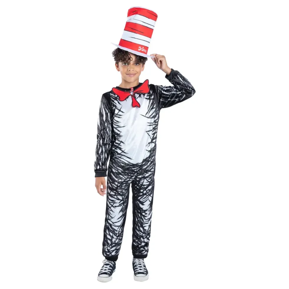 Dr Seuss™ Cat In The Hat Barn Maskeraddräkt