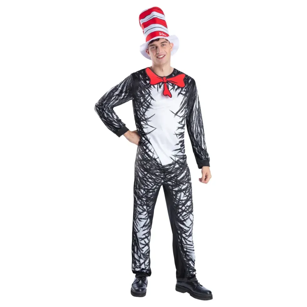 Dr Seuss™ Cat In The Hat Maskeraddräkt