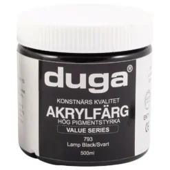 Duga Akrylfärg Svart