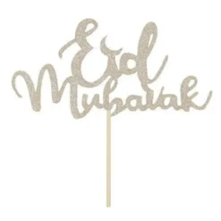 Eid Mubarak Tårtdekoration SIlver