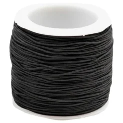 Elastiskt Band på Rulle Svart