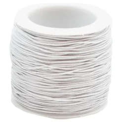 Elastiskt Band på Rulle Vit