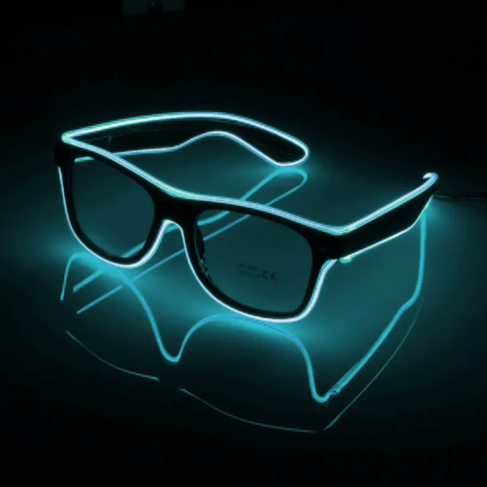 El Wire LED Glasögon