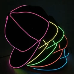 El Wire LED Keps