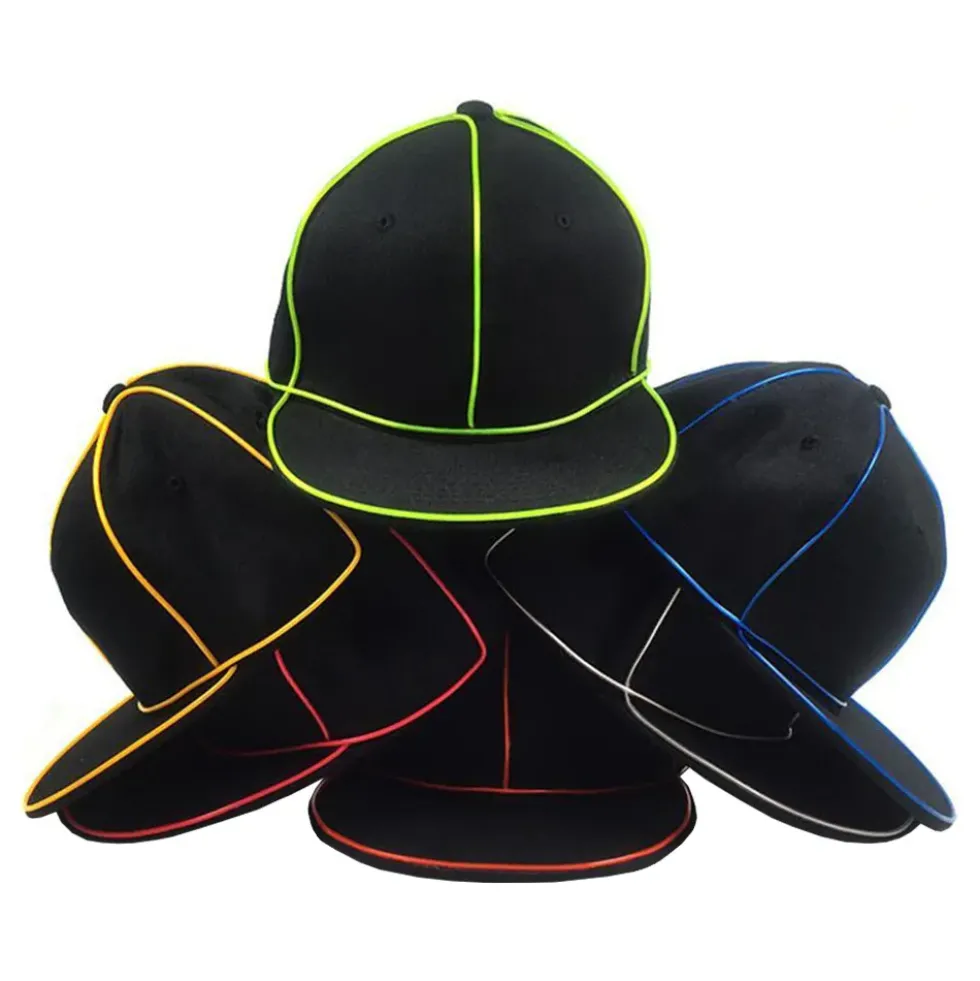 El Wire LED Keps